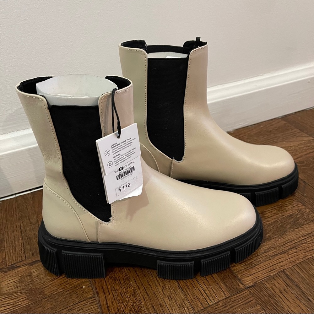 Zara Lug Sole Ankle Boots